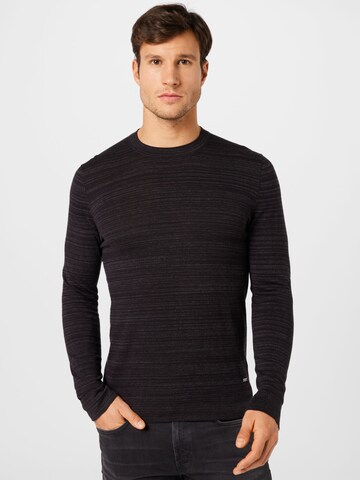 STRELLSON Pullover 'Zion' in Schwarz: predná strana