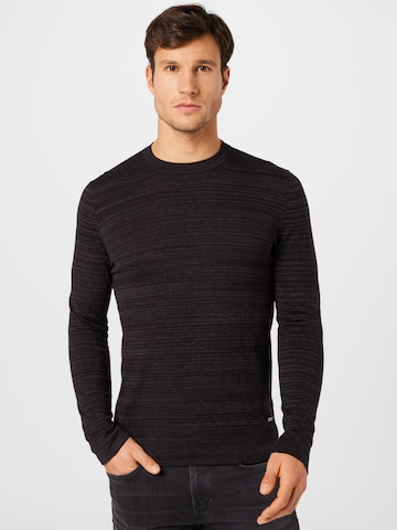 STRELLSON Sweater 'Zion' in Black: front