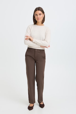 Fransa Regular Chino trousers 'FRLANO' in Brown