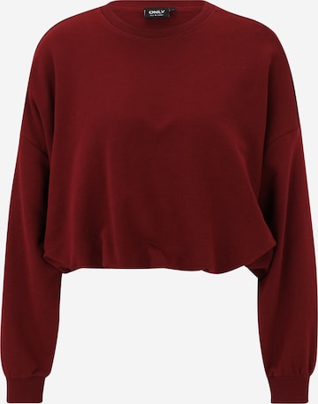 Only PetiteSweater majica 'ONLFIE' - crvena boja: prednji dio