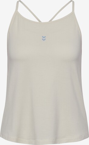 Hummel Sporttop 'Lyoga' in Weiß: Vorderseite
