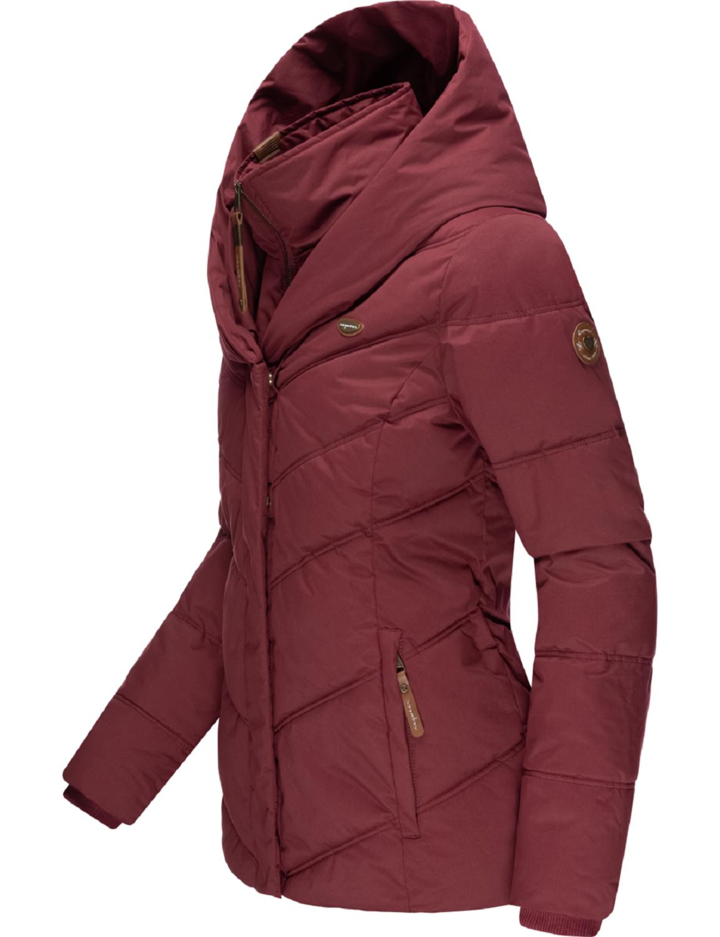 Geacă de iarnă 'Natesa' de la Ragwear pe roșu