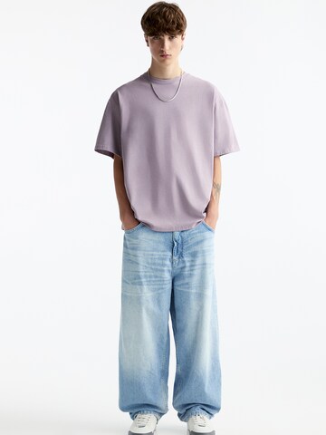 T-Shirt Pull&Bear en violet
