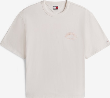 T-Shirt Tommy Jeans en beige : devant