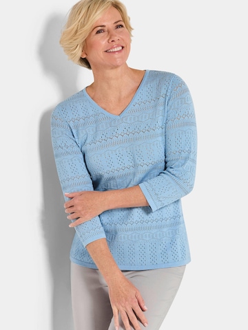 Pull-over Goldner en bleu : devant