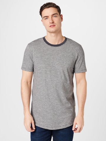 T-Shirt TOM TAILOR DENIM en noir : devant