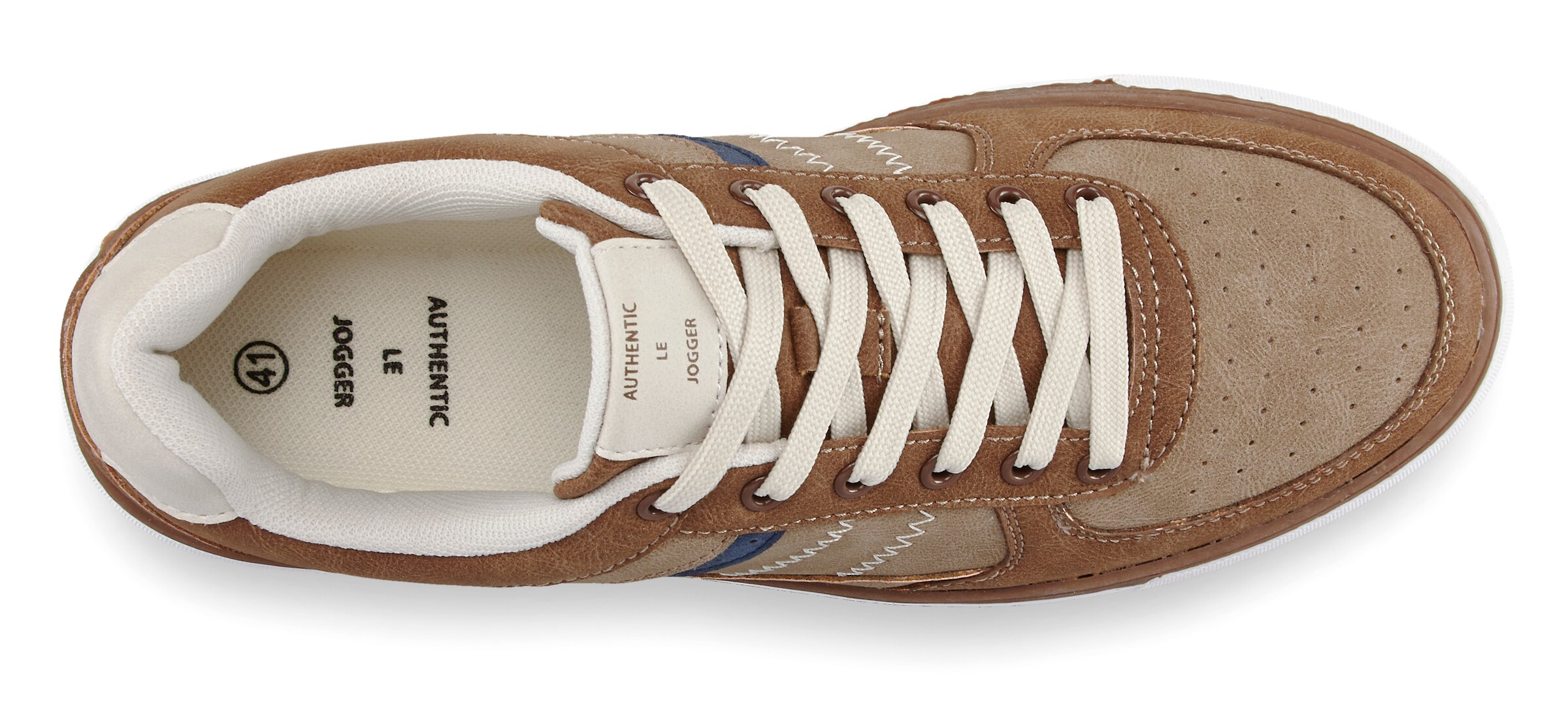 Authentic Le Jogger Sneaker in Beige