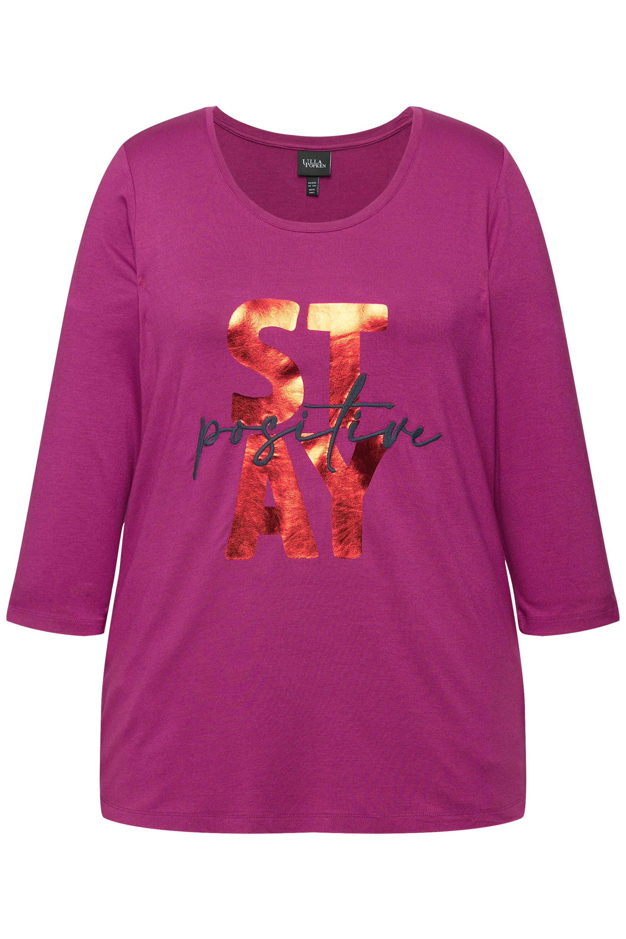 Ulla Popken Shirt in Roze: voorkant