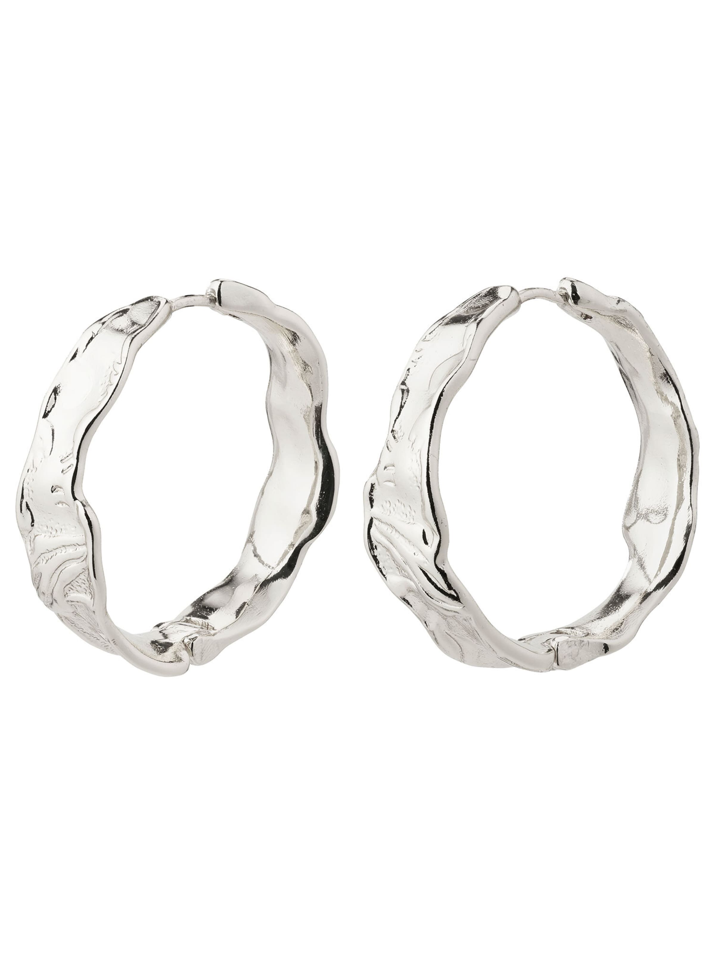Pilgrim Earrings 'Julita' in Silver: front