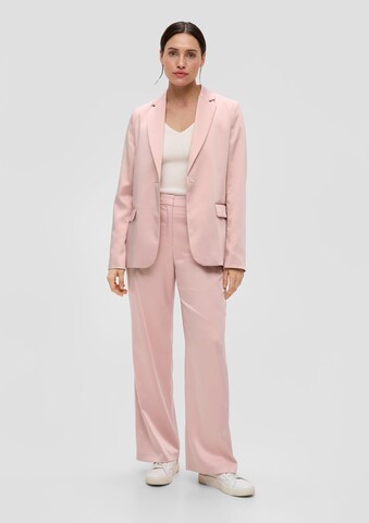 Wide Leg Pantalon s.Oliver BLACK LABEL en rose