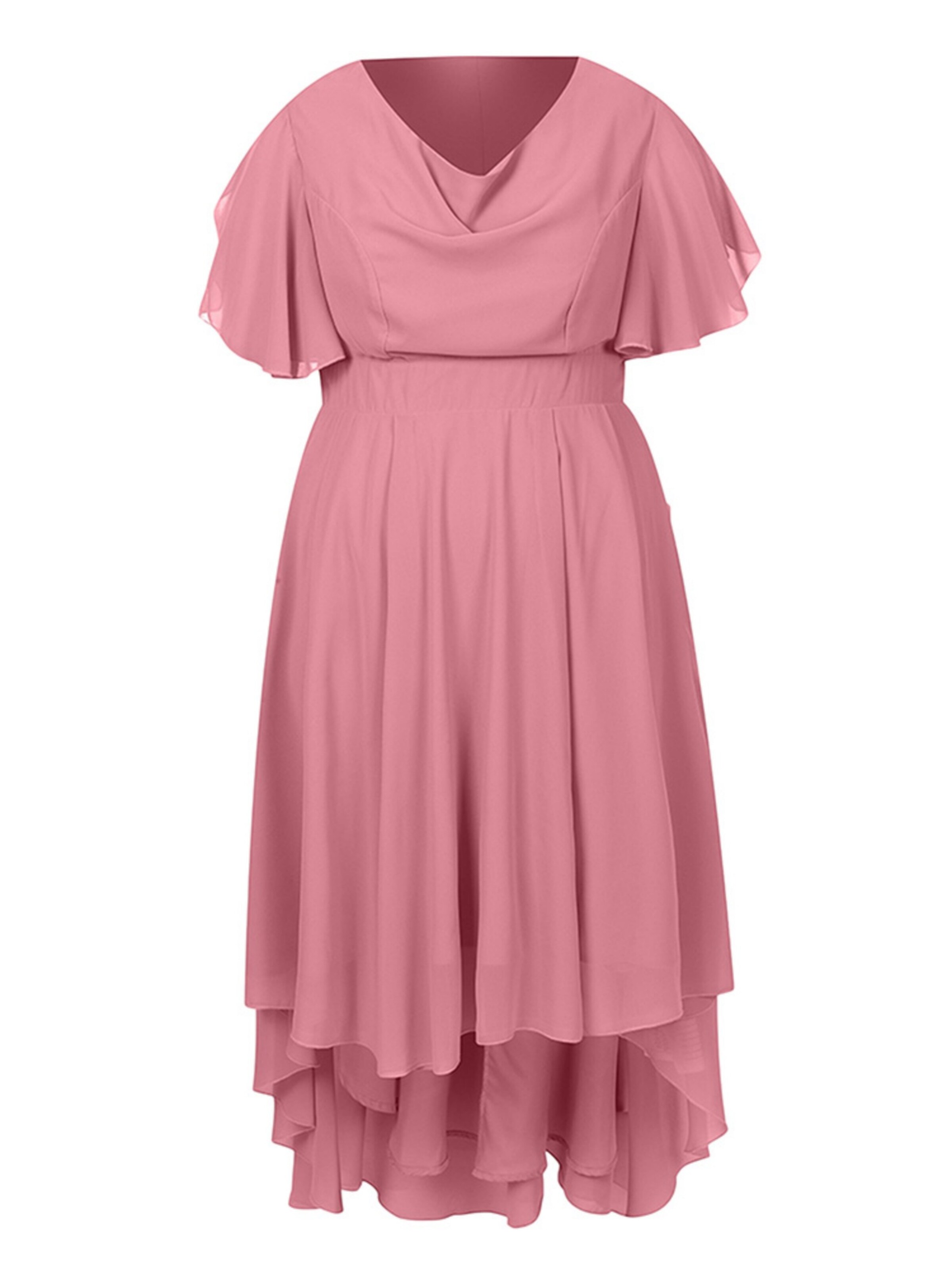 LapaPlus Cocktailjurk in Roze