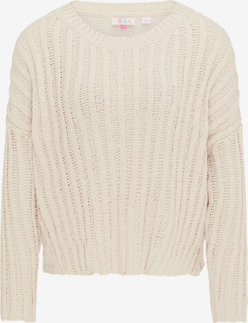 Pull-over IZIA en beige : devant