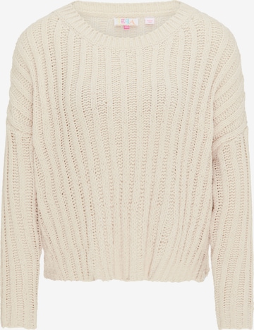 IZIA - Jersey en beige: frente