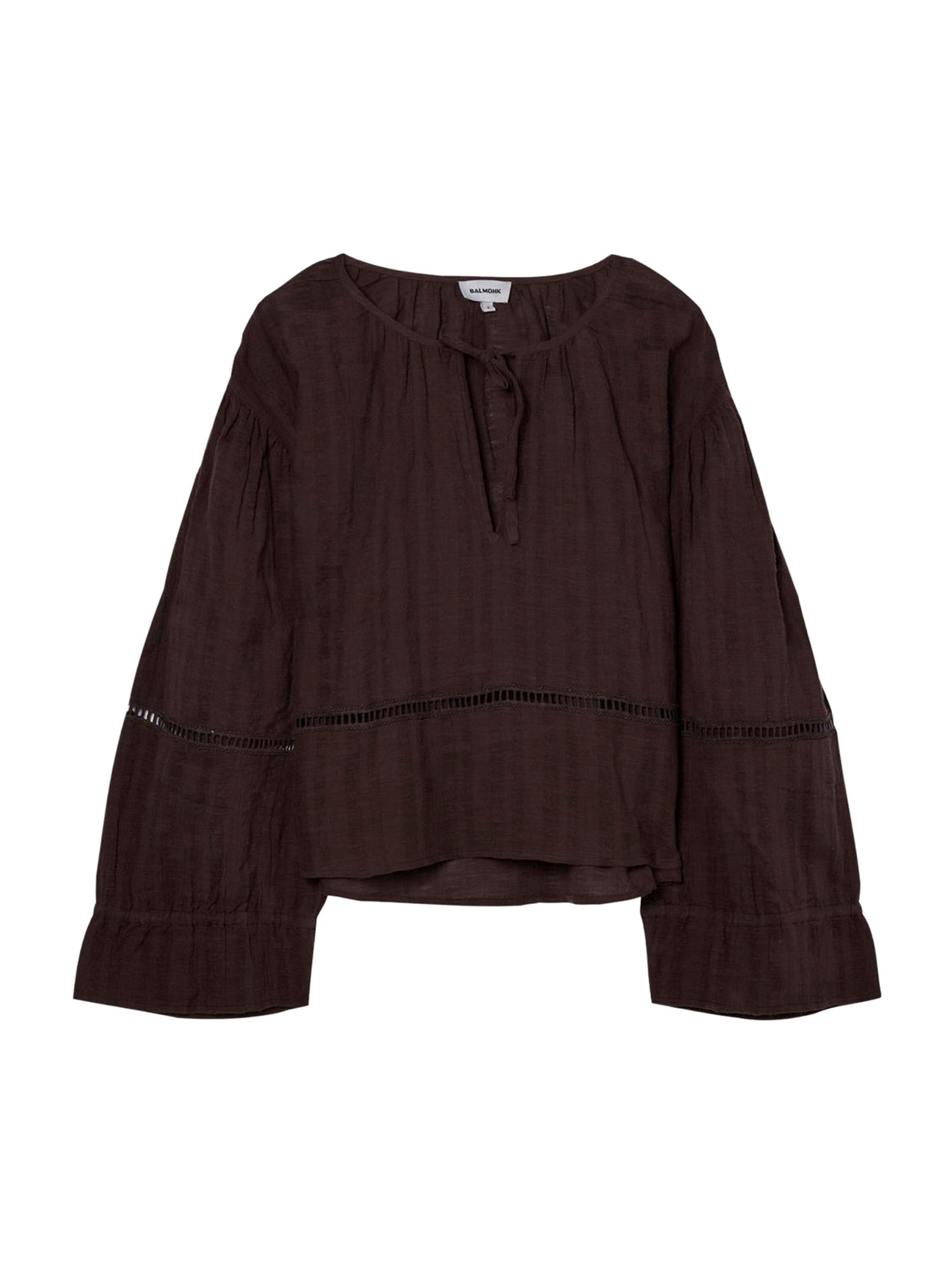 BALMOHK Pusero värissä ruskea: etupuoli