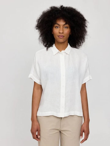 mazine Bluse 'Short Sleeve'‌‌‌‌‌‌ in Weiß