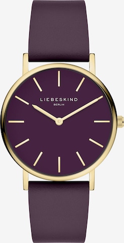 Liebeskind Berlin Analoguhr in Lila: Vorderseite
