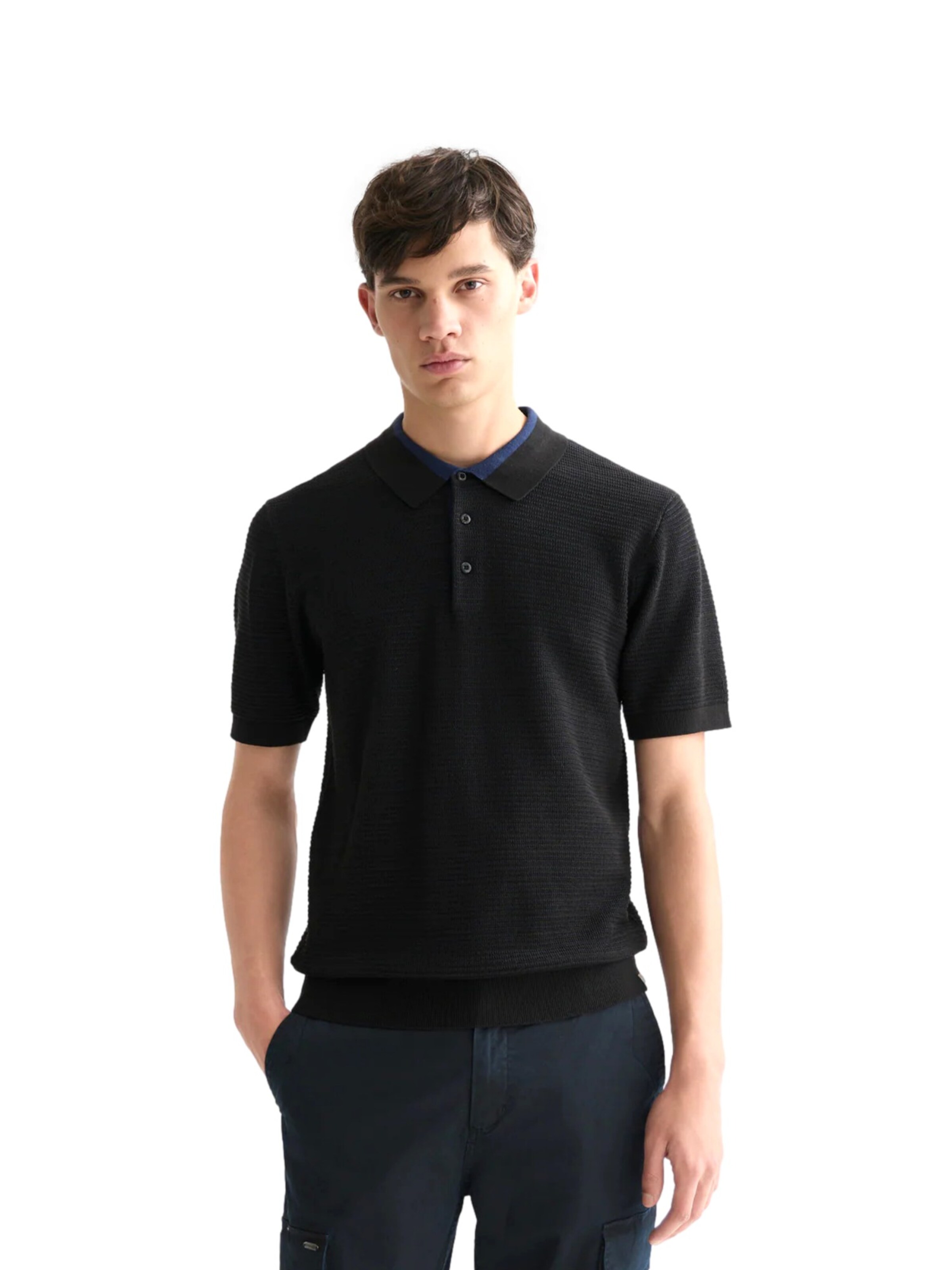 SCOTCH & SODA Shirt in Grijs: voorkant
