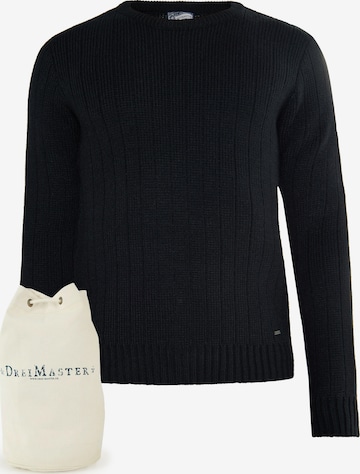 DreiMaster Vintage Sweater in Black: front