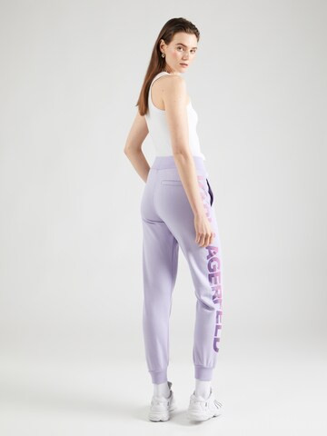 Karl Lagerfeld Tapered Hose in Lila