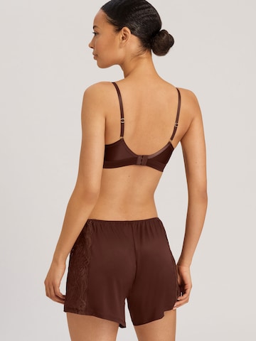 Hanro Triangle Bra ' Elia ' in Brown