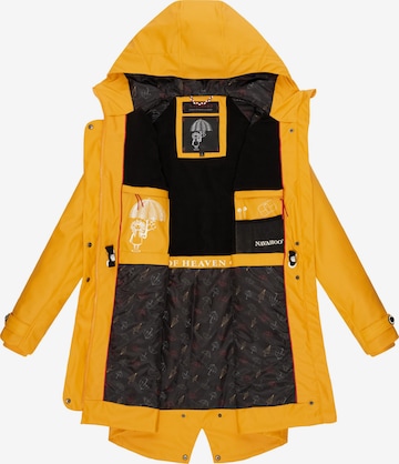 NAVAHOO Raincoat 'Rainy Flower' in Yellow