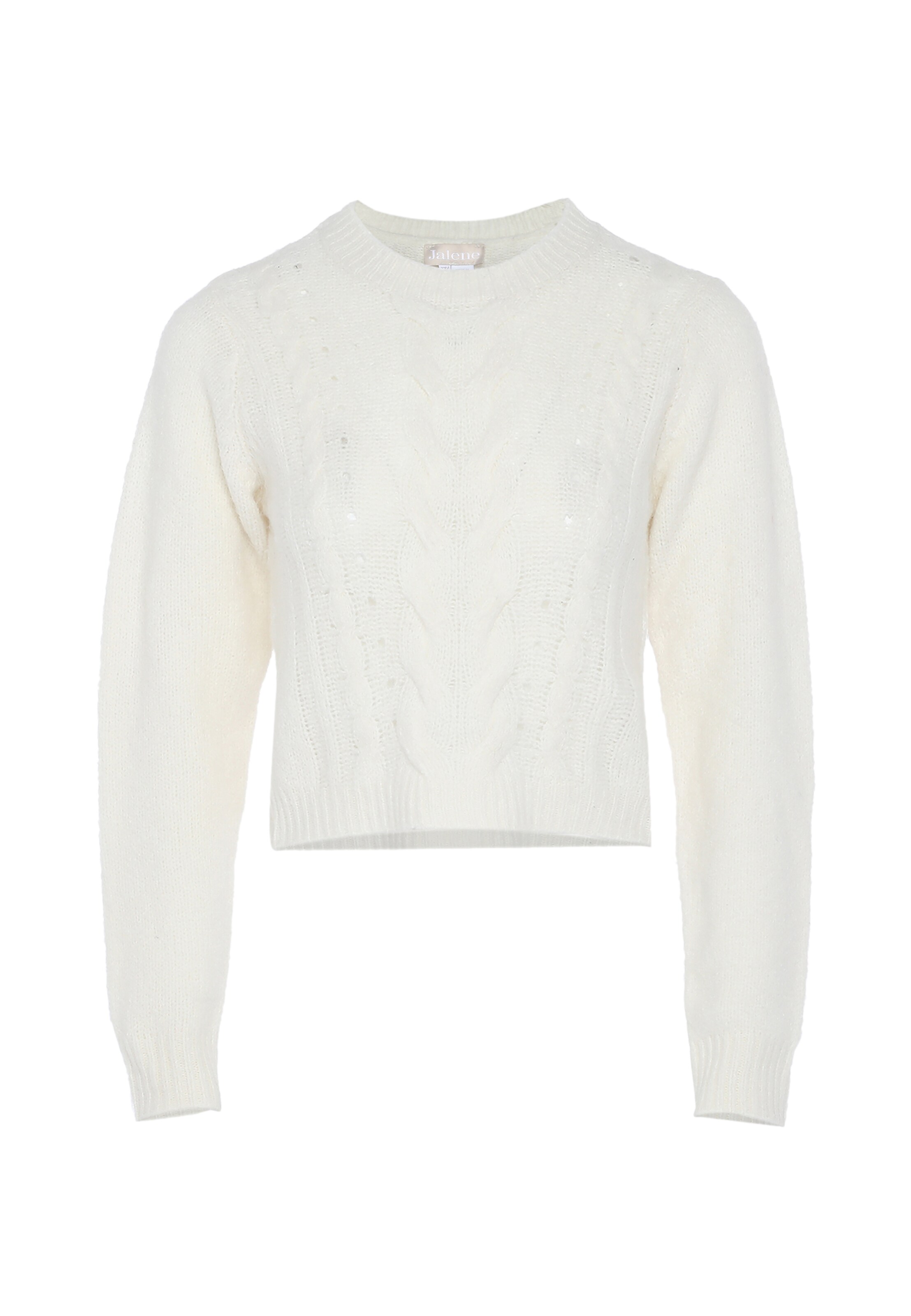 Jalene Trui in Wit: voorkant