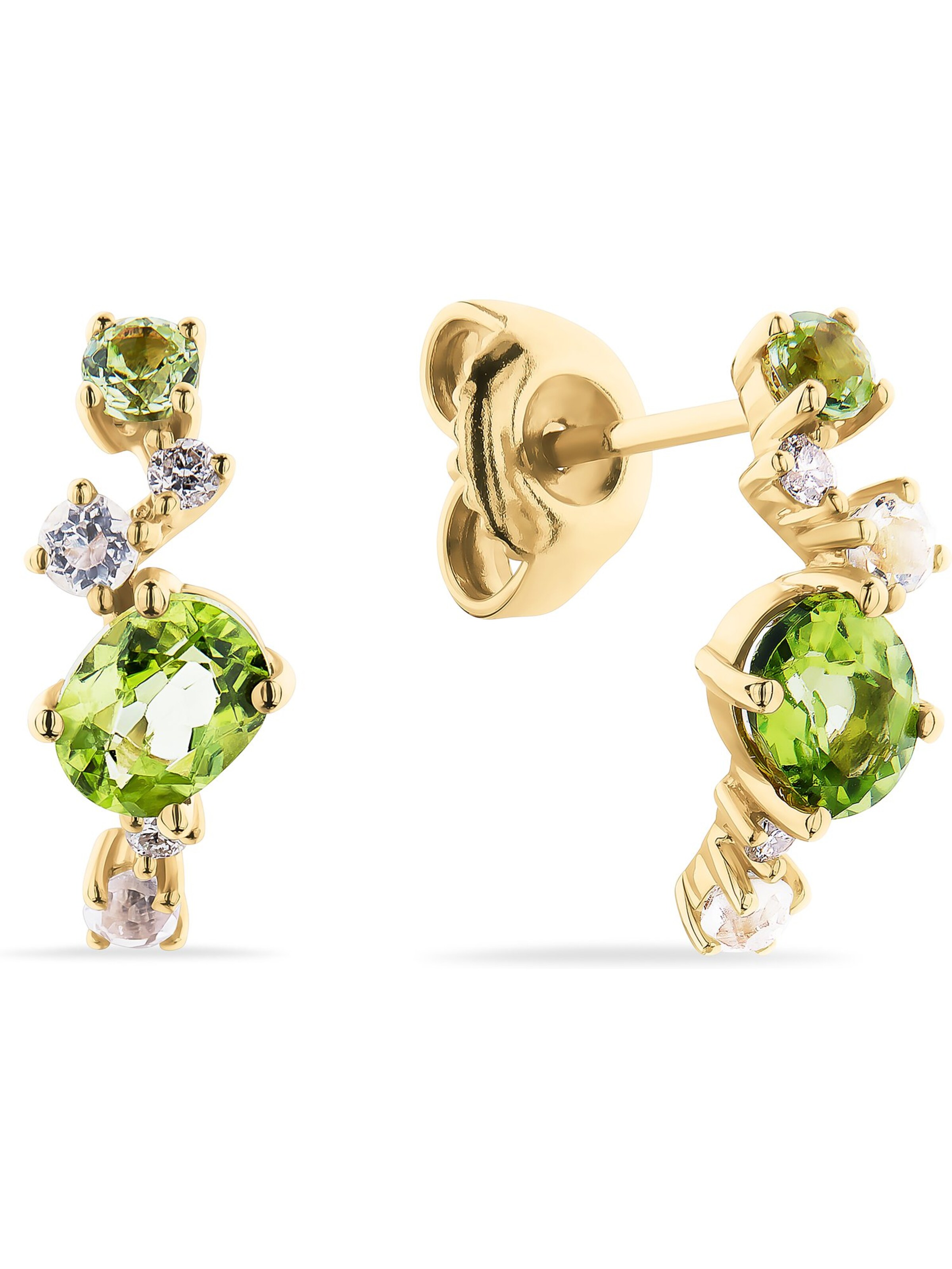 CHRIST Earrings in Gold: front