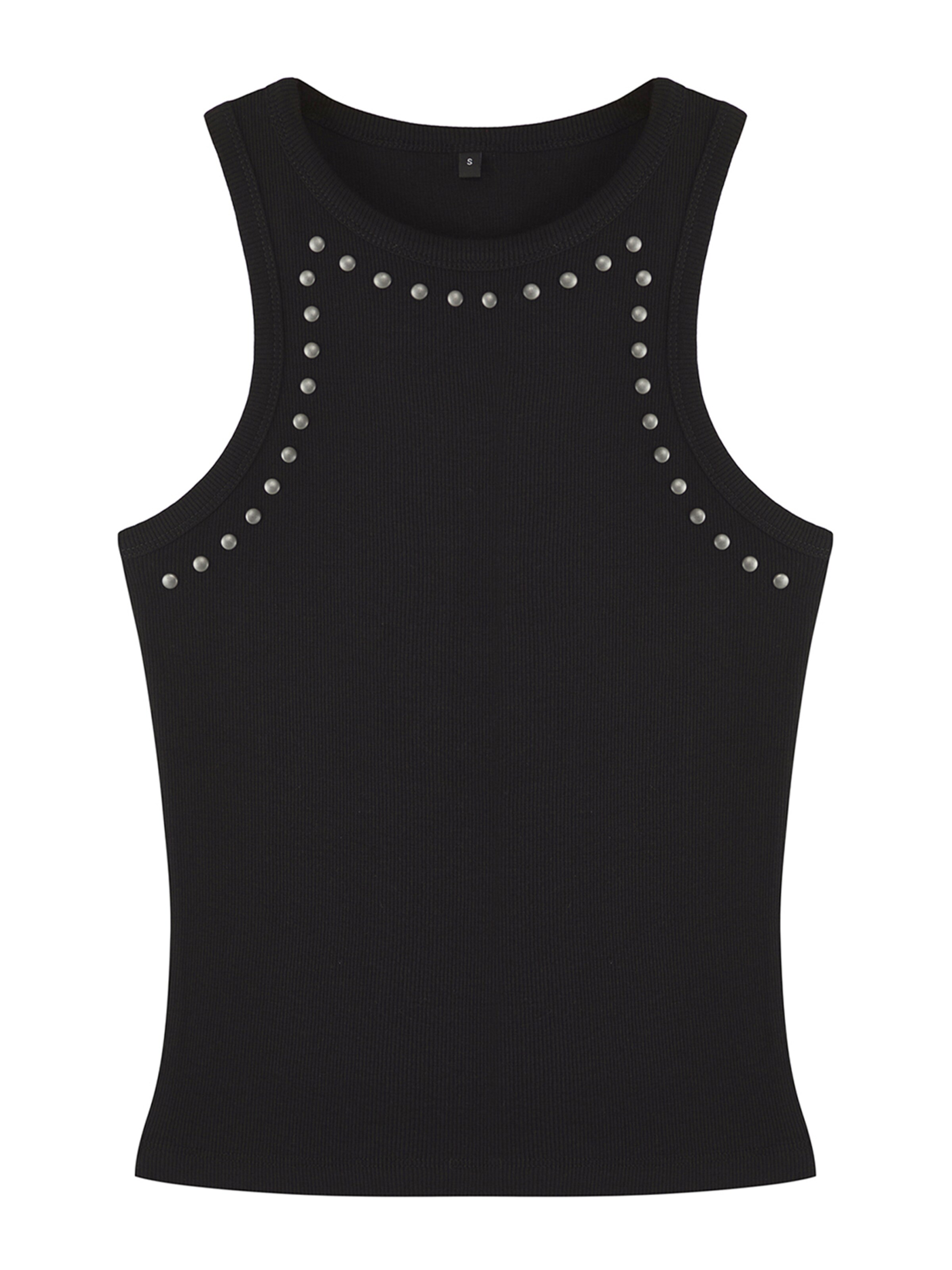 Trendyol Top 'Athlete' - fekete: elől