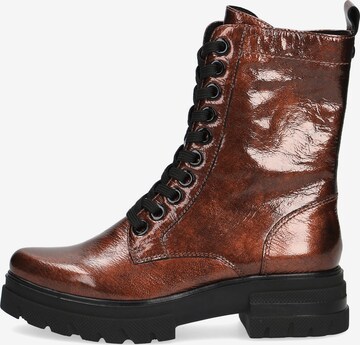 CAPRICE Lace-Up Ankle Boots in Brown