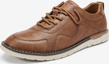 ALLTHEMEN Lace-Up Shoes 'Tritt' in Brown: front
