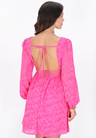 Robe faina en rose