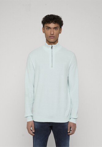 INDICODE JEANS Pullover 'Barcerle' in Blau: Vorderseite