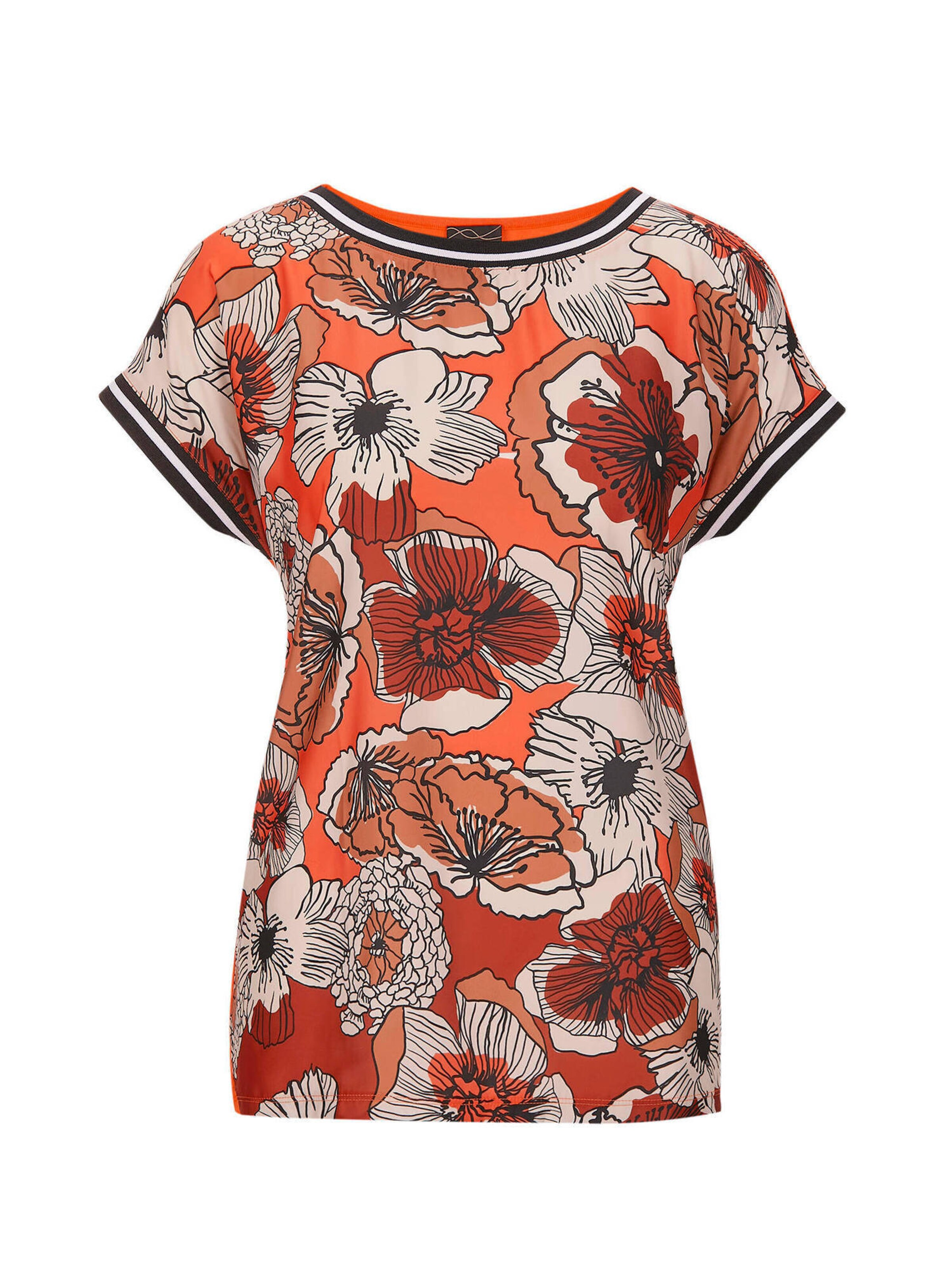 Goldner Blusenshirt in Orange: Vorderseite