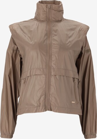 Athlecia Athletic Jacket in Brown: front