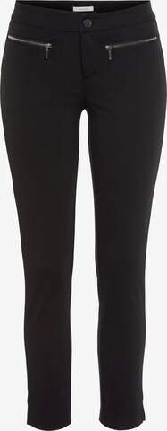 TAMARIS Skinny Pants in Black: front