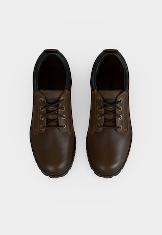 TIMBERLAND Šněrovací boty 'HERITAGE' – hnědá