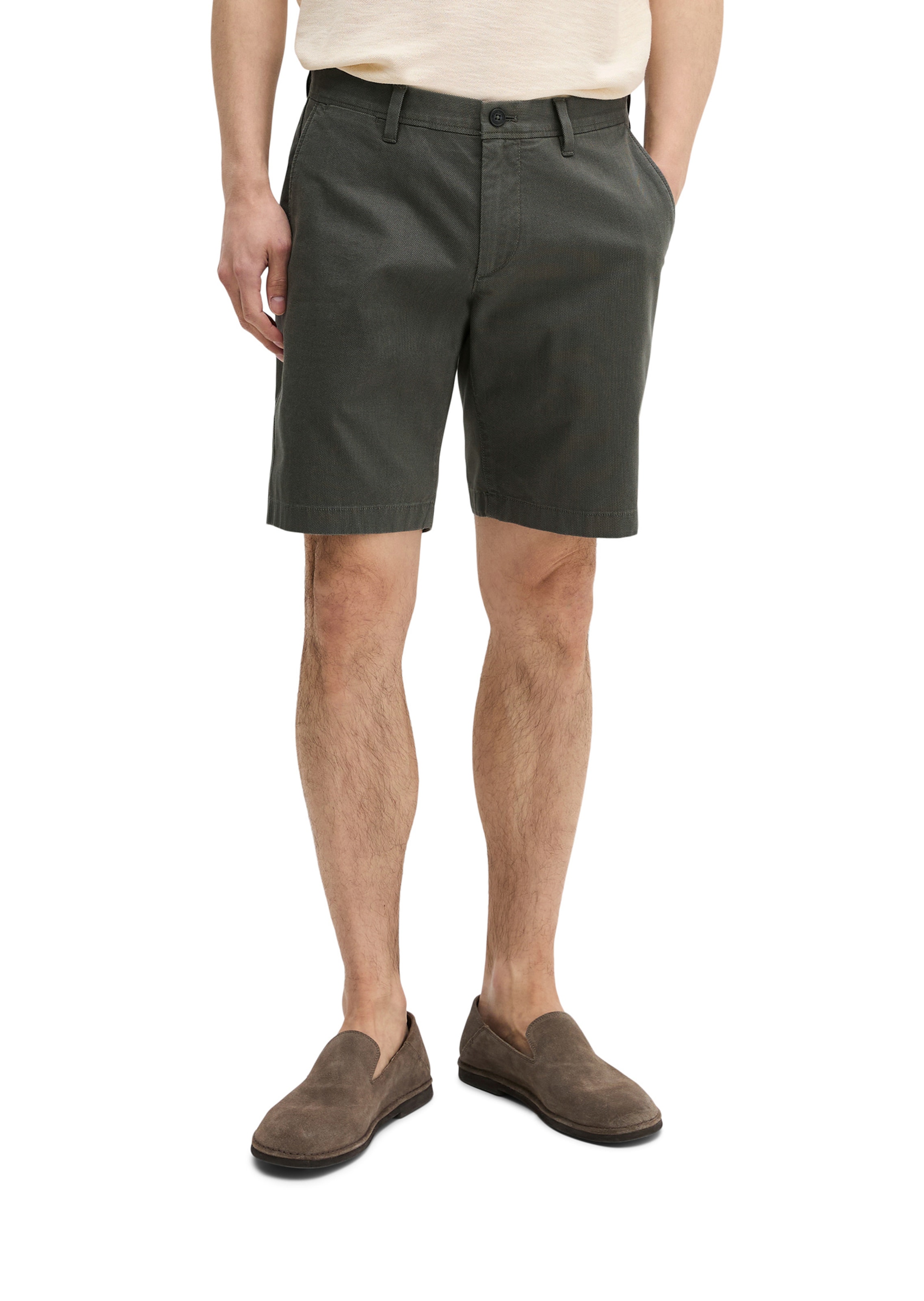 Marc O'Polo Slimfit Hose in Schwarz: Vorderseite