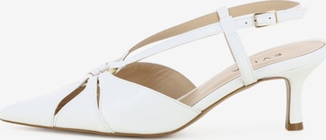 EVITA Slingpumps 'PERLA' in Wit: voorkant
