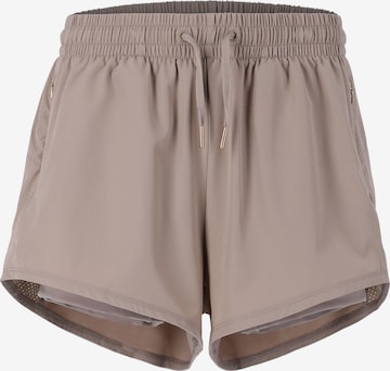 Pantalon de sport 'Eslaire' ENDURANCE en beige : devant