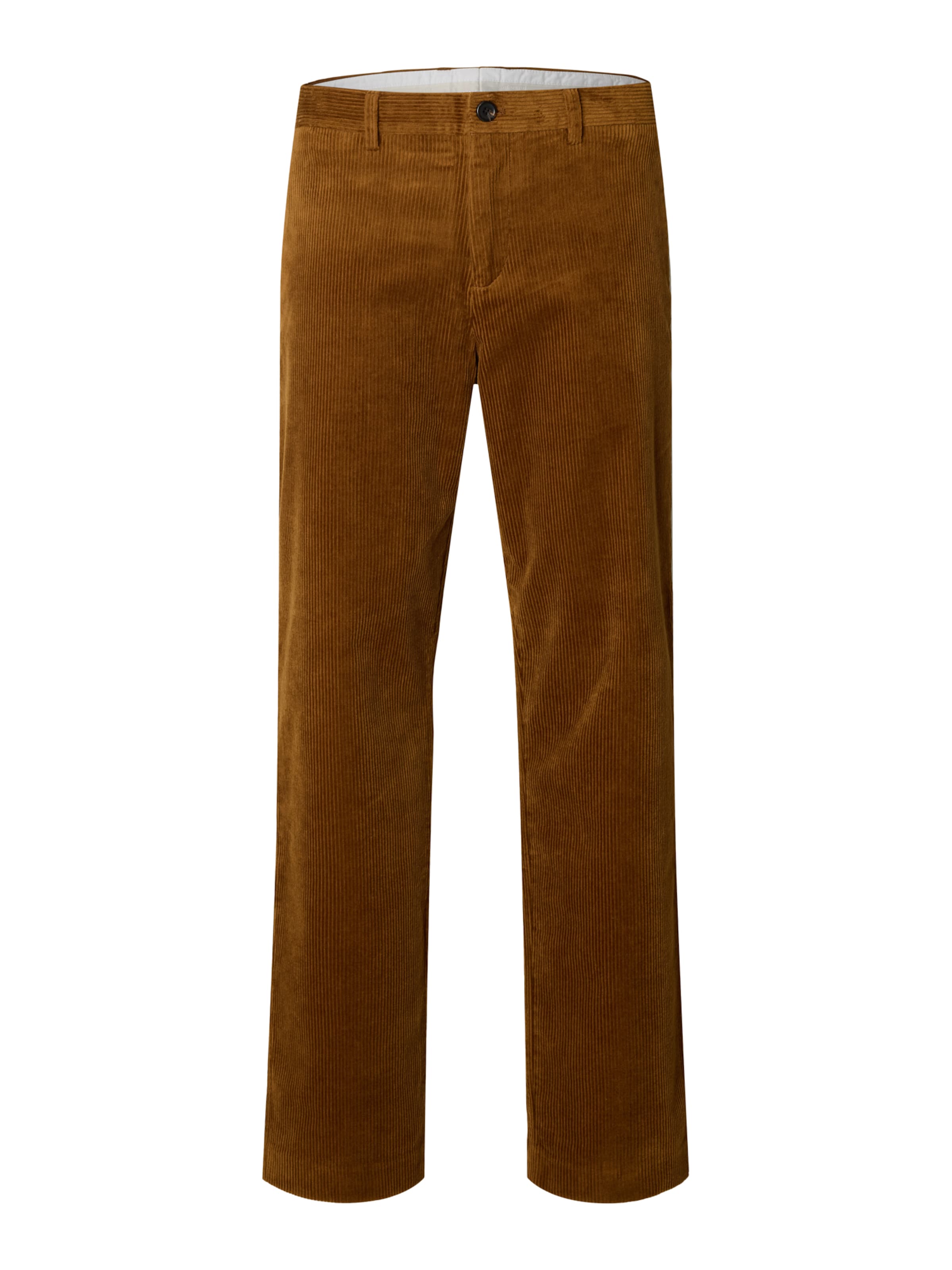 SELECTED Broek in Bruin: voorkant