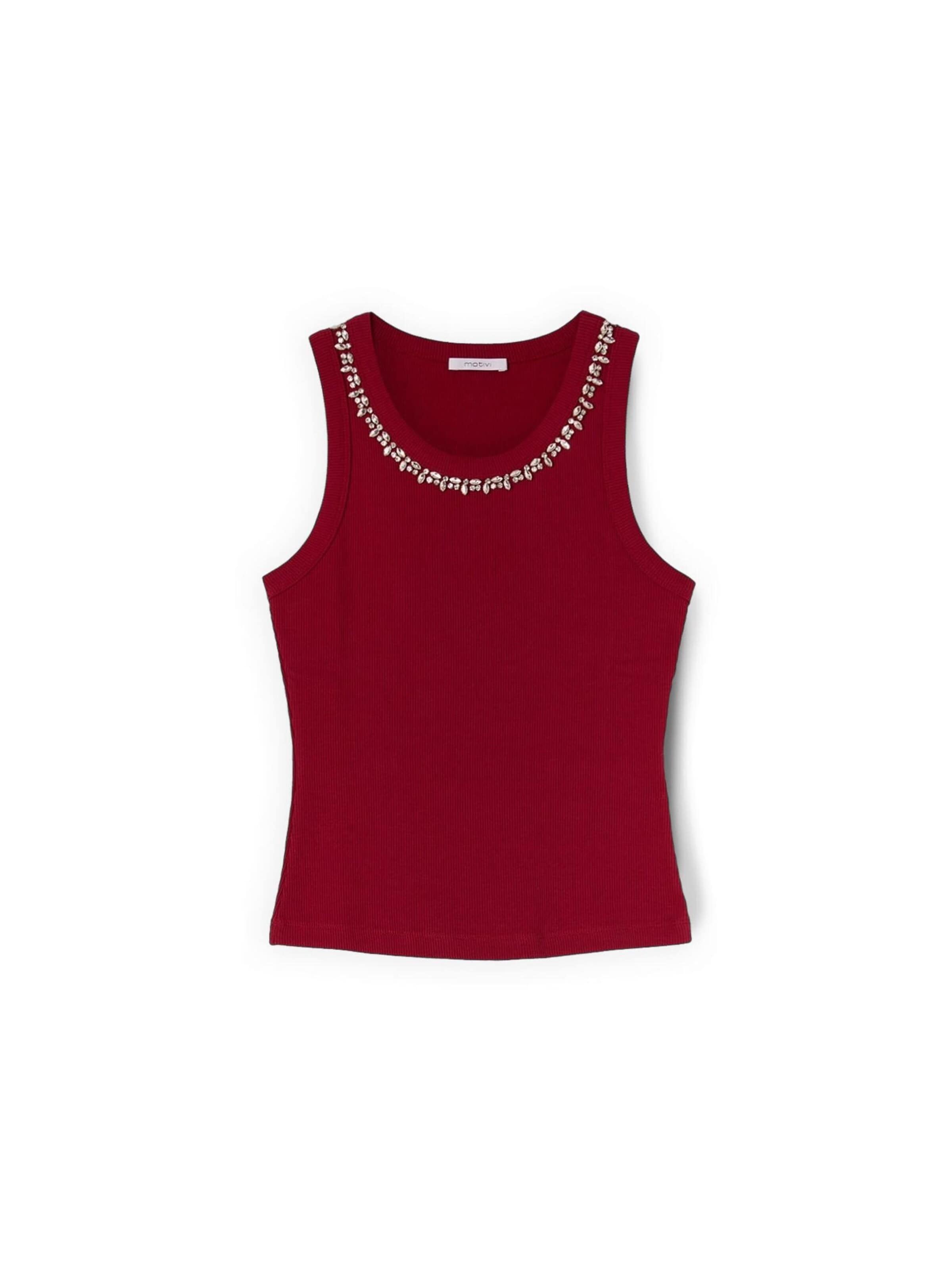 MOTIVI Shirt in Rot: Vorderseite