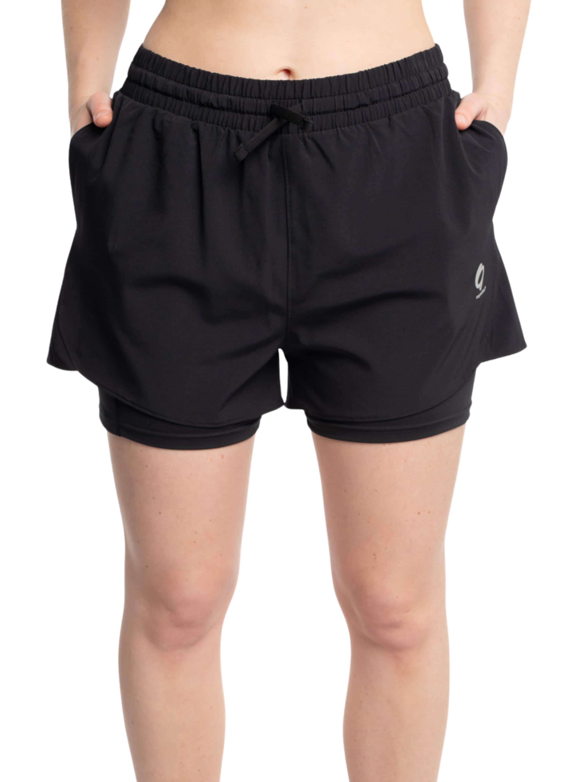Regular Pantalon de sport mymotus en noir : devant