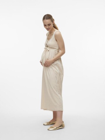 Robe 'Evi Lia' MAMALICIOUS en beige