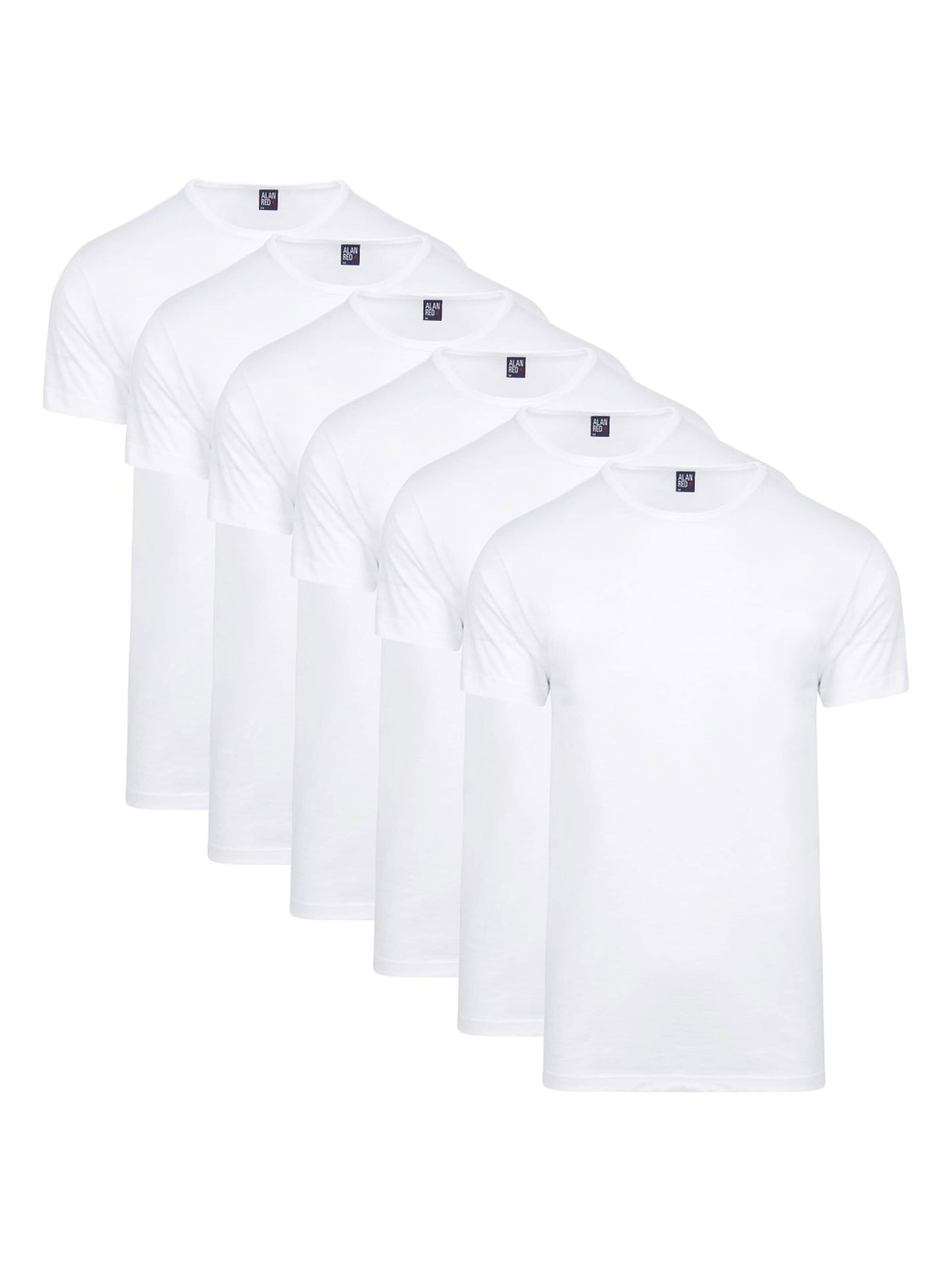 alan red Shirt 'Derby' in White