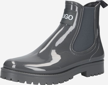 HUGO Rubber Boots 'Tabita' in Grey: front
