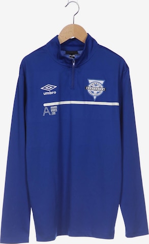 UMBRO Sweatshirt & Zip-Up Hoodie in S in Blue: front