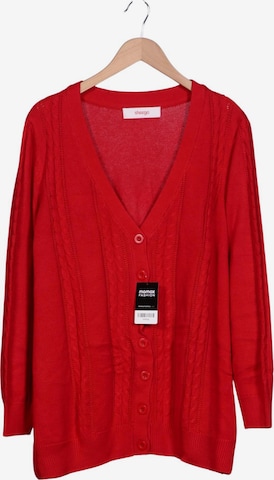 SHEEGO Strickjacke 6XL in Rot: Vorderseite