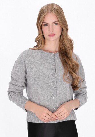 DreiMaster Klassik - Casaco de malha 'Classic Look' em cinzento: frente