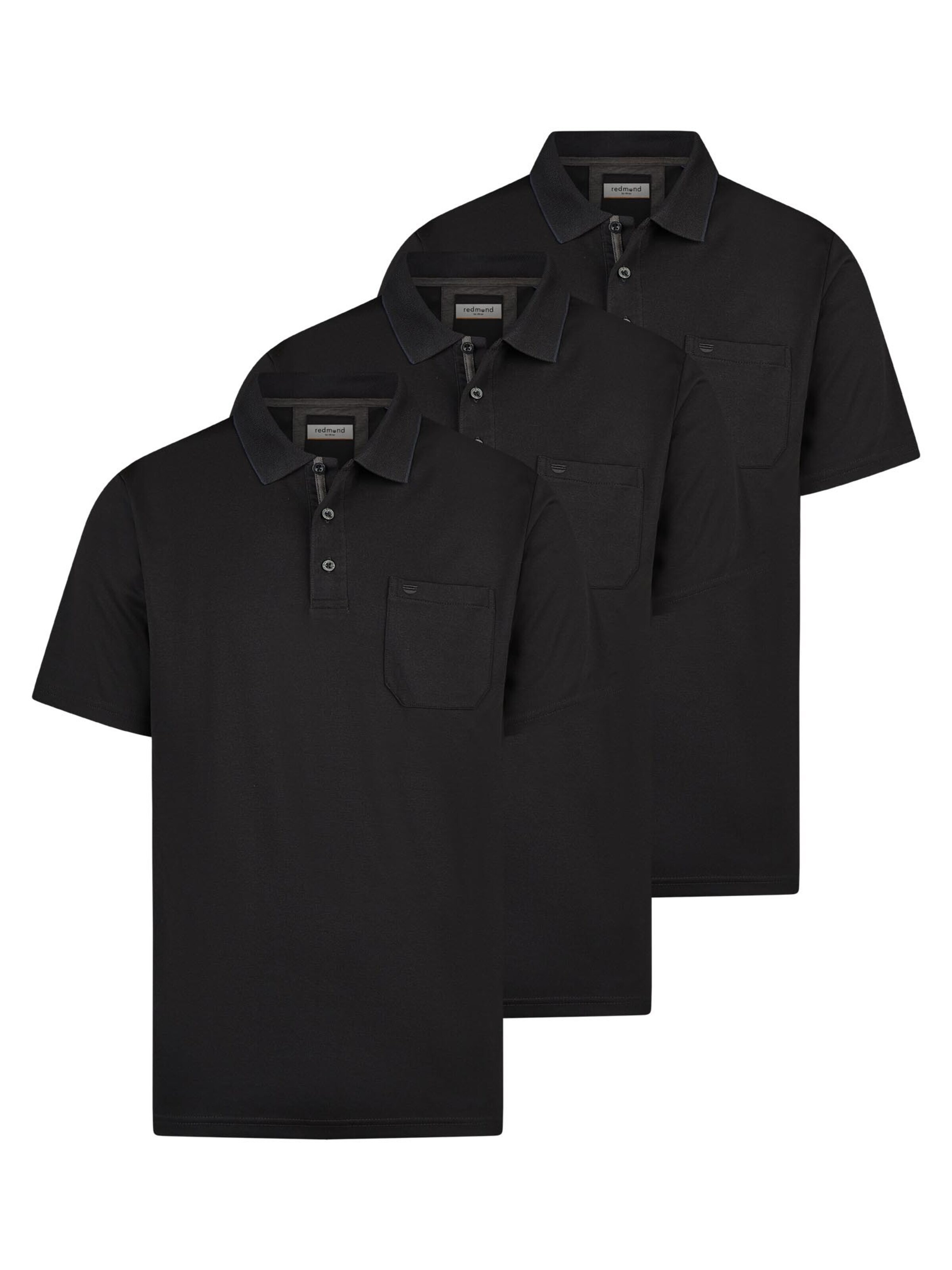 redmond Shirt 'Basic' in Black: front