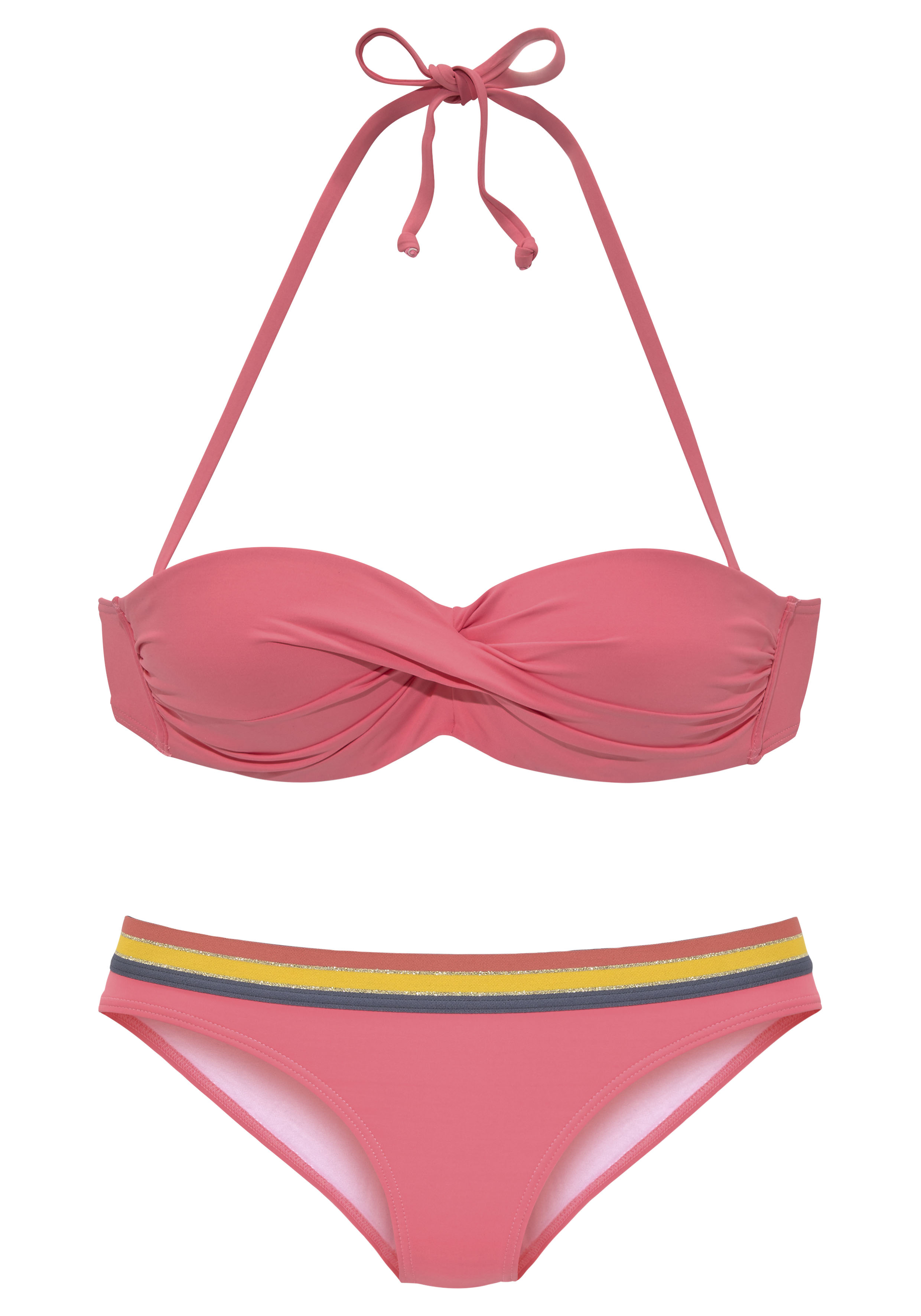 Odzież Komplety bikini VIVANCE Bikini w kolorze Koralowym 